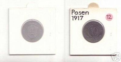 seltene Münze10 Pfennig Notgeld Stadt Posen 1917