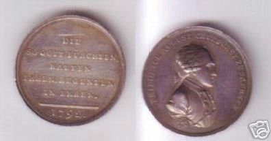 seltene Silber Medaille Friedrich August Sachsen 1792