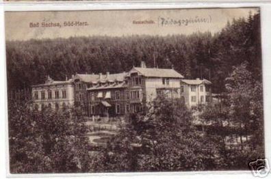 09303 Ak Bad Sachsa Süd-Harz Realschule um 1920