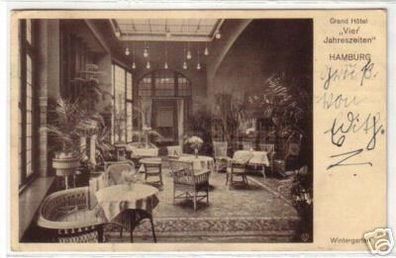 09320 Ak Hamburg Grand Hotel "Vier Jahreszeiten" 1916