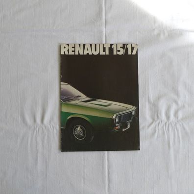 Renault 15 / 17 Prospekt , Oldtimer