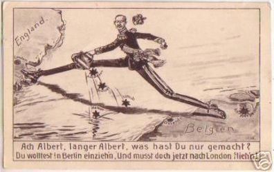 16731 Feldpost Ak Karikatur Militärlage 1.Weltkrieg1914