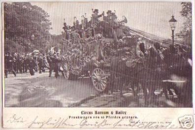 16663 Ak Circus Barnum & Bailey Prunkwagen 1900