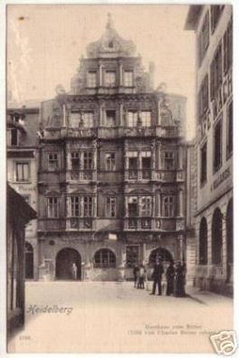 09117 Ak Heidelberg Gasthaus zum Ritter um 1910