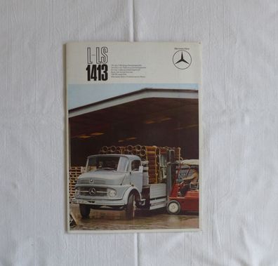 Mercedes Benz LKW L - LS 1413 , 1968 Prospekt