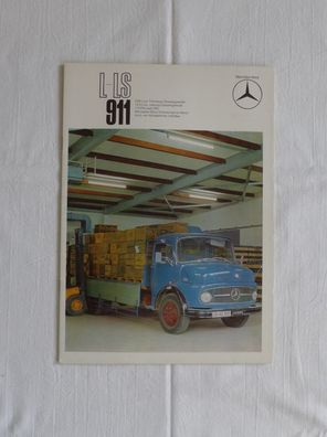 Mercedes Benz LKW L - LS 911 , 1968 Prospekt