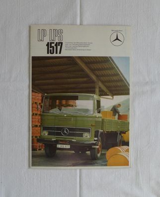 Mercedes Benz LKW LP - LPS 1517 , 1968 Prospekt