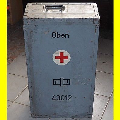 Sauerstoff-Inhalationsgerät MLW 43 102 im Holzkoffer mit Garantieschein 1975 und ...