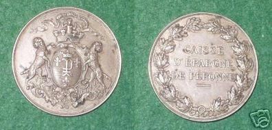 schöne Silber Medaille Frankreich um 1900