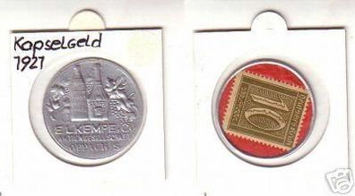 seltene Münze Kapselgeld 10 Pfennig Oppach i.Sa.um 1920