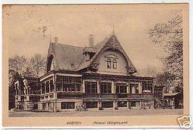 08725 Ak Bremen Meierei im Bürgerpark 1924