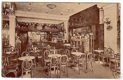 schöne Ak Dresden Prager Strasse Cafe Blesch 1918