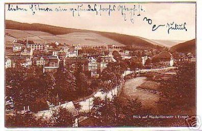 00358 Ak Blick auf Niederlössnitz im Erzgebirge 1927
