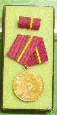DDR Verdienstmedaille der Zivilverteidigung in Bronze