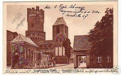 03152 Ak Tangermünde Elbe Neustädter Tor 1928