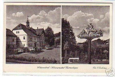 03706 Ak Sitzendorf im Schwarzatal Kuranlagen um 1940