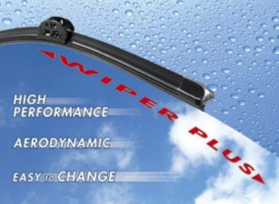 Flachblattwischer Wiper Plus 2-er Set BMW Fiat Honda Mercedes Opel Peugeot VW Toyota