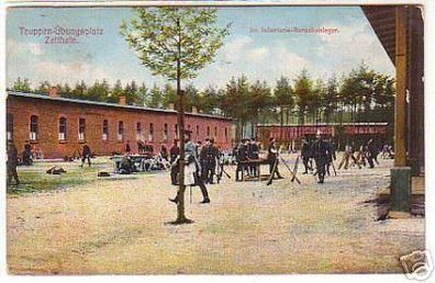 01239 Ak Truppen Übungsplatz Zeithain 1913