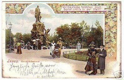 03224 Ak Leipzig Bismarckdenkmal 1905
