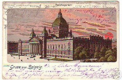03233 Ak Gruss aus Leipzig Reichsgericht 1905