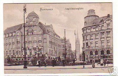 03284 Ak Hannover Aegidientorplatz um 1920
