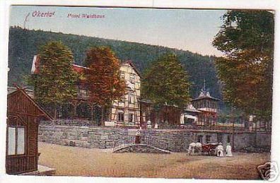 03310 Ak Okertal Hotel Waldhaus um 1920