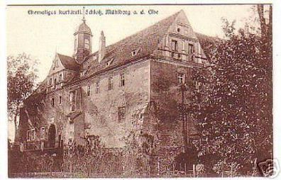 08230 Ak Mühlberg an der Elbe Schloß um 1930