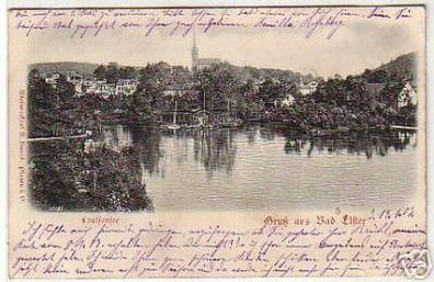 04394 Präge Ak Gruß aus Bad Elster Louisensee 1903