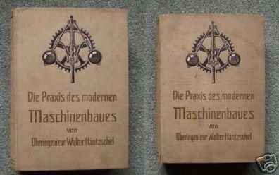 2 Bände "Die Praxis des modernen Maschinenbaues" 1923