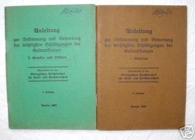 2 Ratgeber Schädlinge im Ackerbau u. Gemüse/ Obst 1937