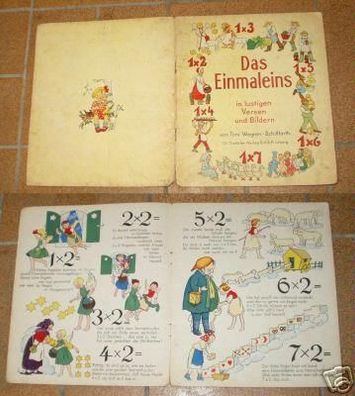 Bilderbuch "Das Einmaleins" Trenkler Verl. um 1930