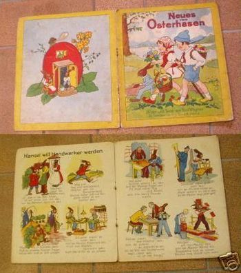 Bilderbuch "Neues vom Osterhasen" Trenkler Verlag um 1930