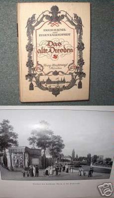 illustriertes Buch "Das alte Dresden" 1925