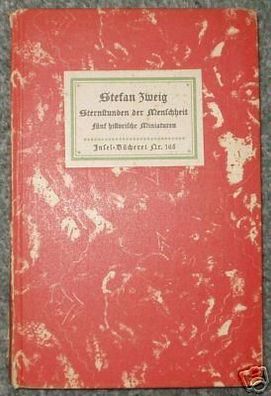 Insel-Bücherei Nr. 165 5 Erzählungen S. Zweig um 1930