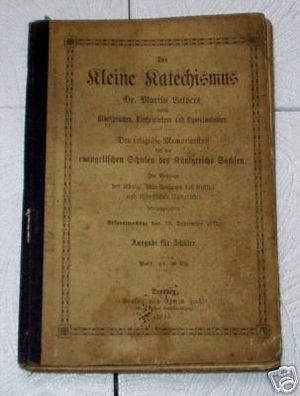 Lehrbuch evangelische Schulen Königreich Sachsen 1894