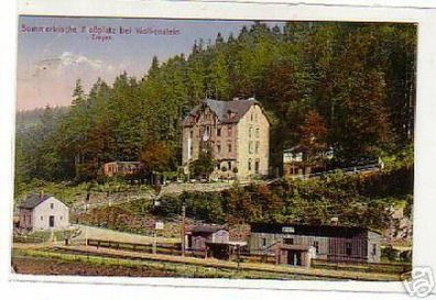 schöne Ak Gasthof Floßplatz bei Wolkenstein 1925