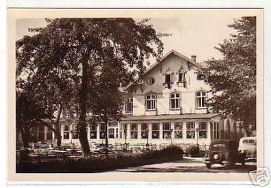 schöne Ak Plau am See FDGB Heim "Waldheim" 1957