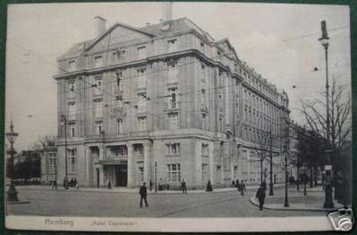 schöne Ak Hamburg "Hotel Esplanade" 1910