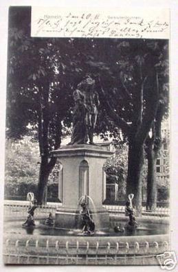 schöne Ak Hameln Gertrudenbrunnen 1904