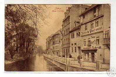 schöne Ak Jena Klein Venedig chemische Waschanstalt1922