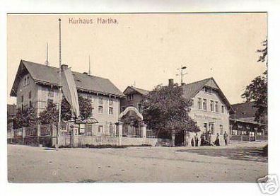 schöne Ak Kurhaus Hartha Pension zum Bad um 1900