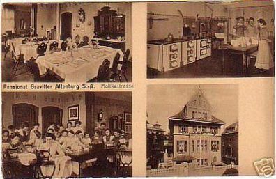 schöne Ak Pensionat Altenburg S.-A. Moltkestrasse 1920
