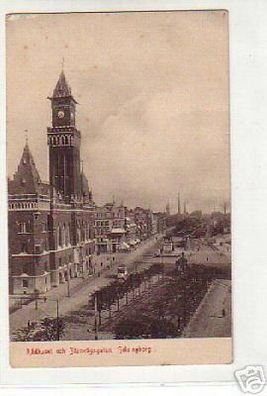 schöne Ak Schweden Helsingborg Rathaus um 1910