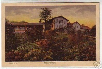 schöne Ak Thale im Harz Rosstrappe um 1920