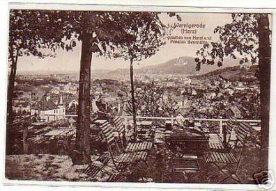 schöne Ak Wernigerode Harz Hotel Sennhütte 1911