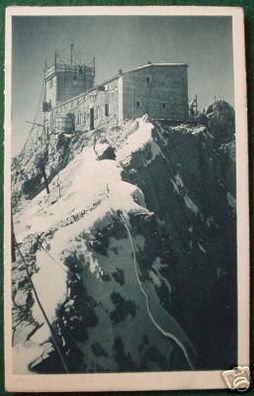 schöne Ak Zugspitze mit Münchner Haus 1927