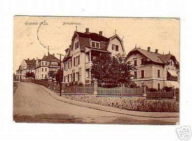 schöne Feldpost Ak Grimma Birkigtstrasse 1916