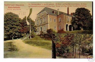 schöne Ak Gasthof zum Erbgericht Niederlichtenau 1910