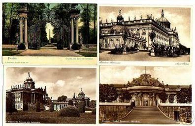 5 schöne Ak Potsdam Sanssouci um 1910