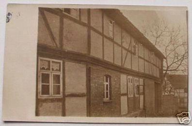 schöne Ak Fachwerkhaus Badersleben i.Winkel um 1920